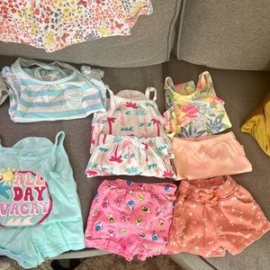 baby girl, summer clothes 12 months